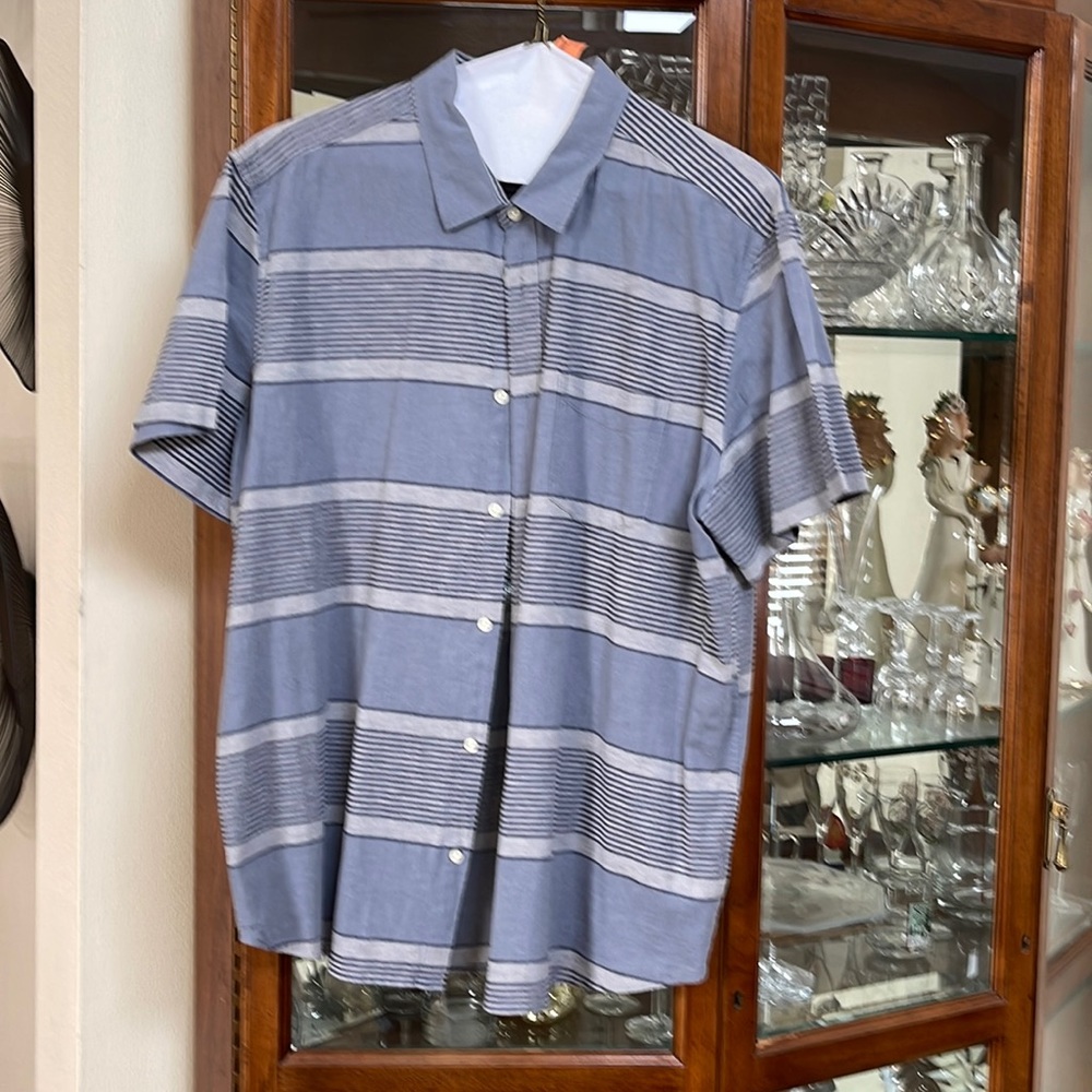Men's button down made with linen
